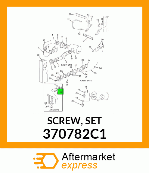 SCREW, SET 370782C1