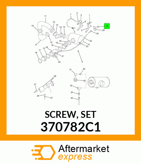 SCREW, SET 370782C1