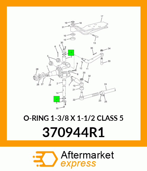 O-RING 1-3/8 X 1-1/2 CLASS 5 370944R1