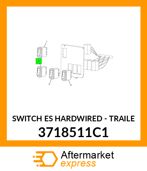 SWITCH ES HARDWIRED - TRAILE 3718511C1