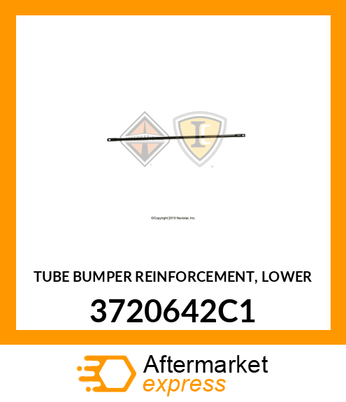 TUBE BUMPER REINFORCEMENT, LOWER 3720642C1