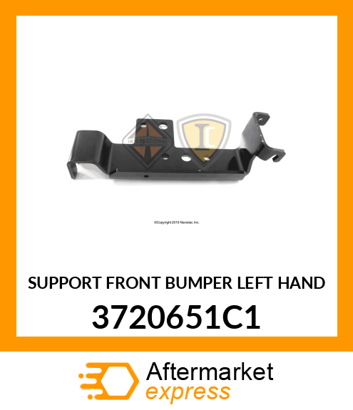 SUPPORT FRONT BUMPER LEFT HAND 3720651C1