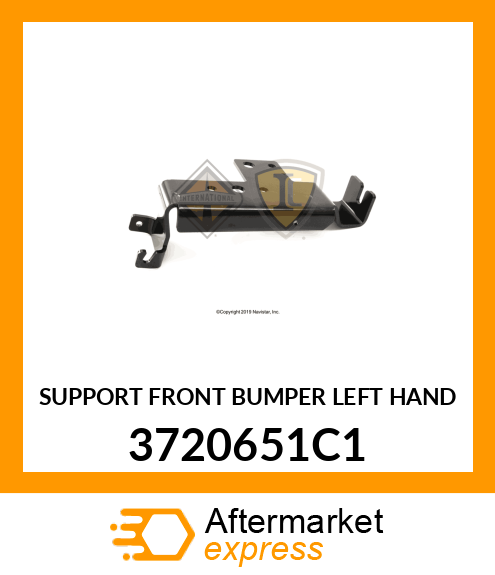 SUPPORT FRONT BUMPER LEFT HAND 3720651C1