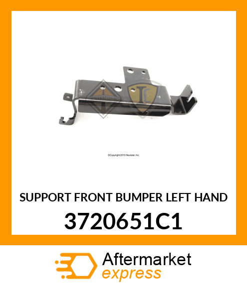 SUPPORT FRONT BUMPER LEFT HAND 3720651C1