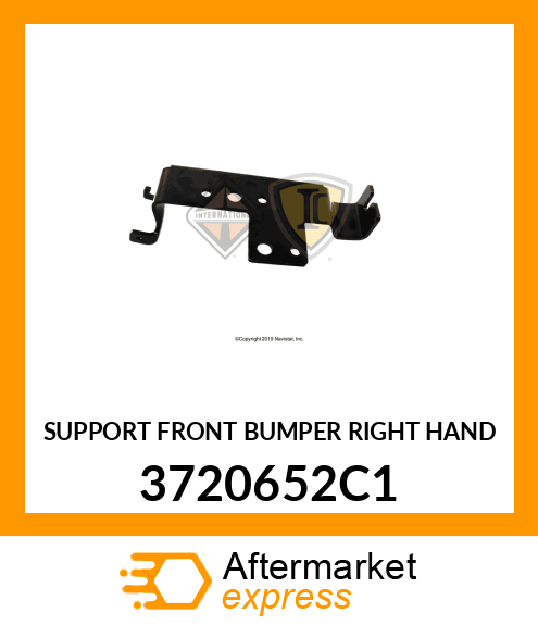 SUPPORT FRONT BUMPER RIGHT HAND 3720652C1