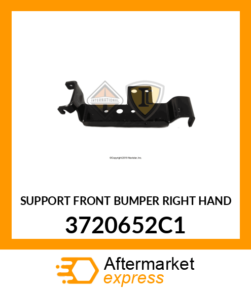 SUPPORT FRONT BUMPER RIGHT HAND 3720652C1