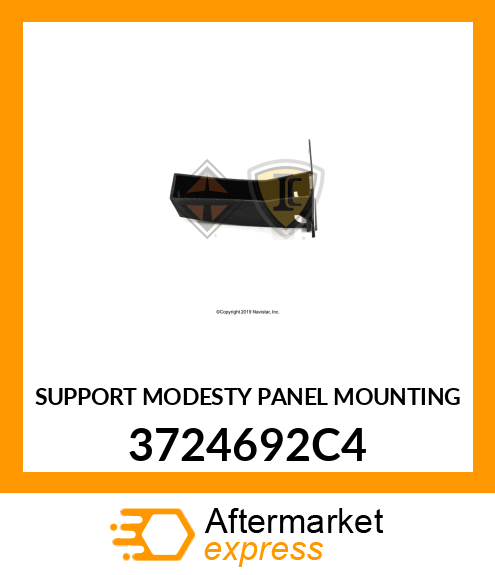 SUPPORT MODESTY PANEL MOUNTING 3724692C4