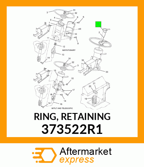 RING, RETAINING 373522R1