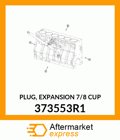 PLUG, EXPANSION 7/8 CUP 373553R1