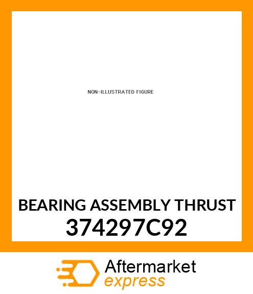 BEARING ASSEMBLY THRUST 374297C92