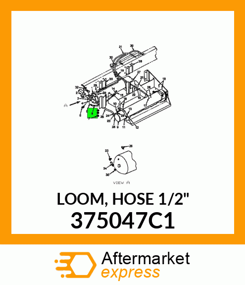 LOOM, HOSE 1/2" 375047C1