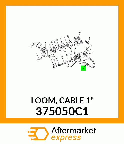 LOOM, CABLE 1" 375050C1