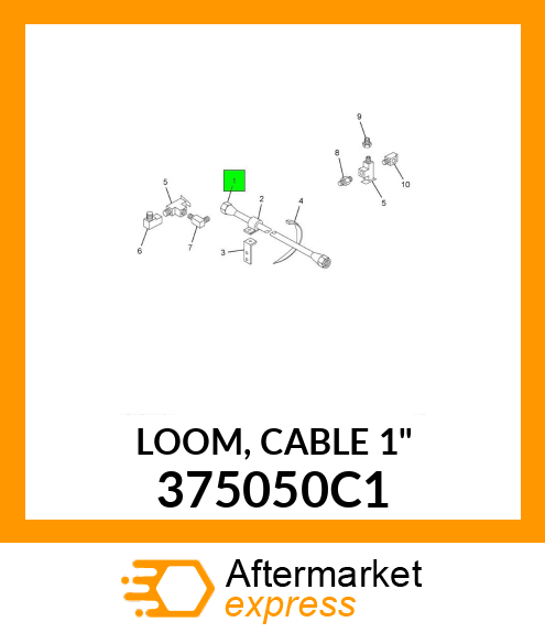 LOOM, CABLE 1" 375050C1