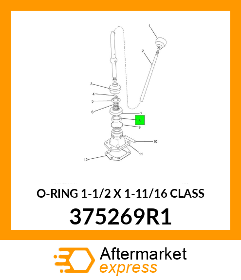 O-RING 1-1/2 X 1-11/16 CLASS 375269R1
