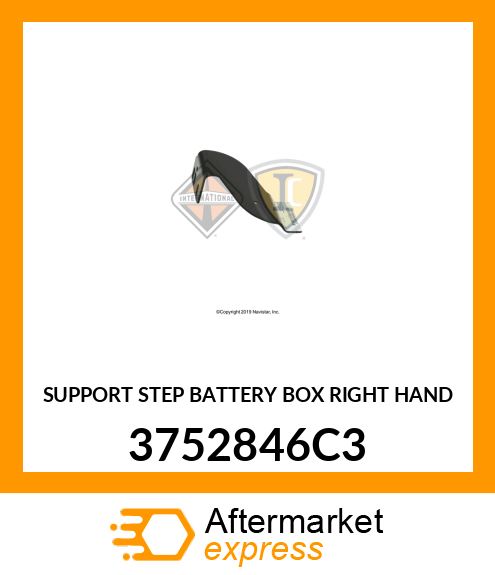 SUPPORT STEP BATTERY BOX RIGHT HAND 3752846C3