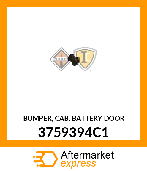 BUMPER, CAB, BATTERY DOOR 3759394C1