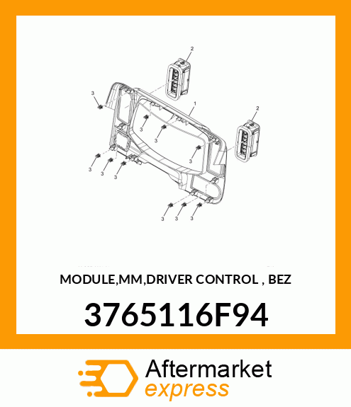 MODULE,MM,DRIVER CONTROL , BEZ 3765116F94