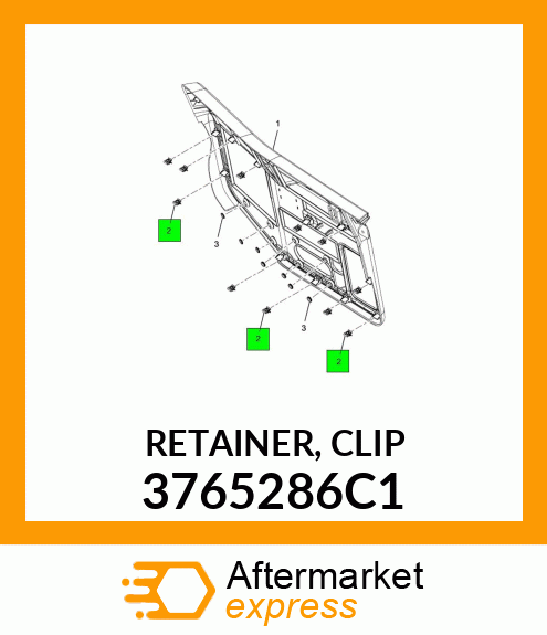 RETAINER, CLIP 3765286C1