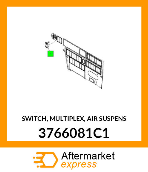 SWITCH, MULTIPLEX, AIR SUSPENS 3766081C1