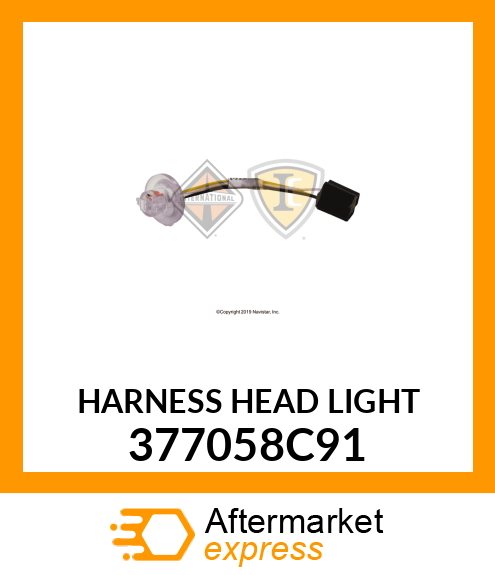 HARNESS HEAD LIGHT 377058C91