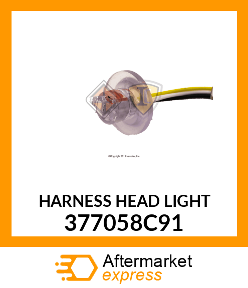 HARNESS HEAD LIGHT 377058C91