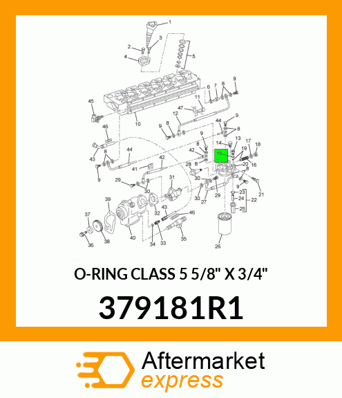 O-RING CLASS 5 5/8" X 3/4" 379181R1