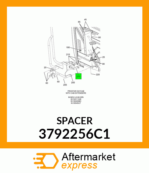 SPACER 3792256C1