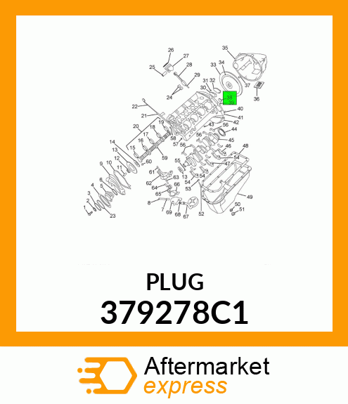 PLUG CORE HOLE 379278C1