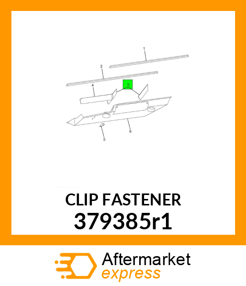 CLIP FASTENER 379385r1