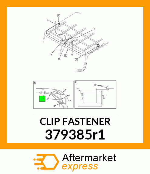 CLIP FASTENER 379385r1