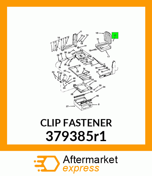 CLIP FASTENER 379385r1