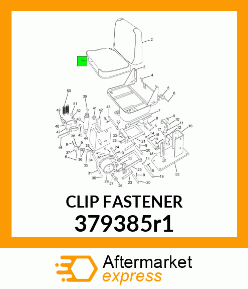 CLIP FASTENER 379385r1