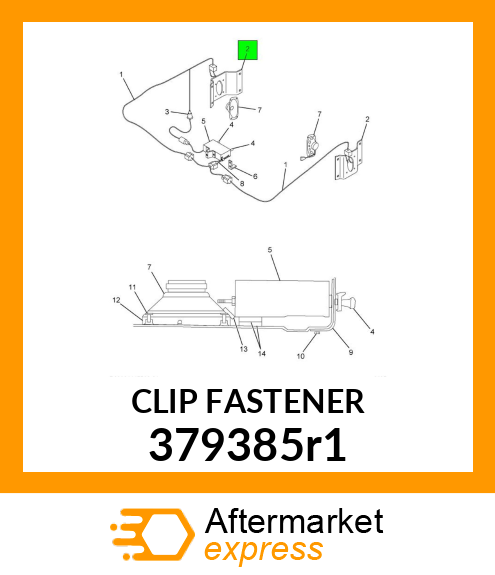 CLIP FASTENER 379385r1