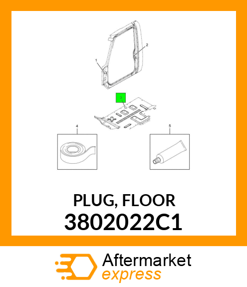 PLUG, FLOOR 3802022C1