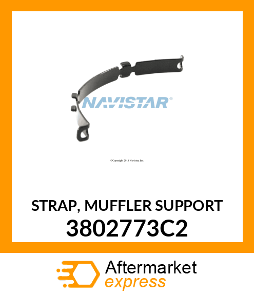 STRAP, MUFFLER SUPPORT 3802773C2