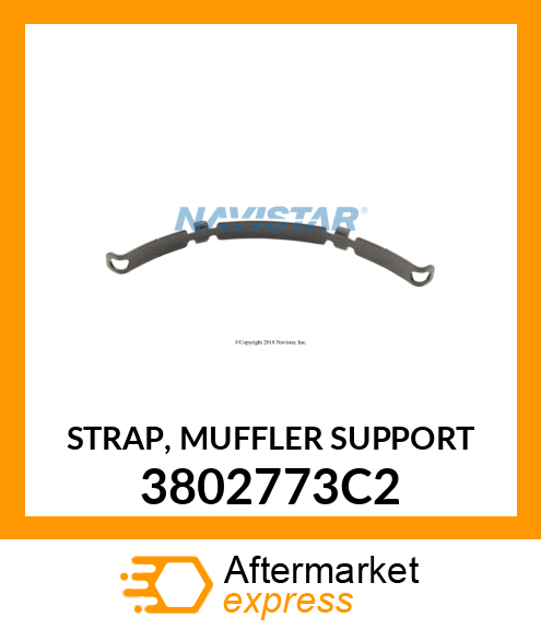 STRAP, MUFFLER SUPPORT 3802773C2