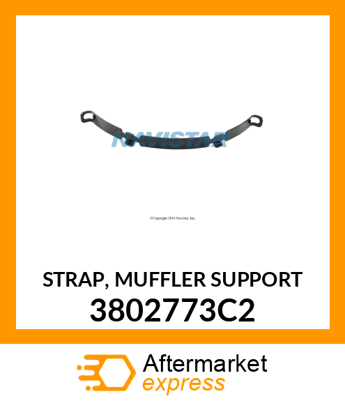 STRAP, MUFFLER SUPPORT 3802773C2