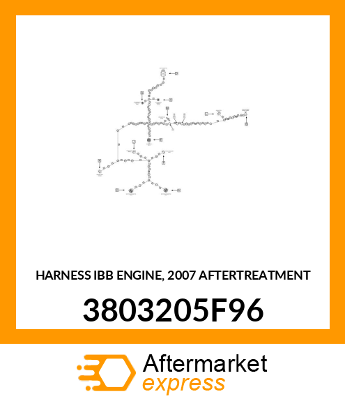 HARNESS IBB ENGINE, 2007 AFTERTREATMENT 3803205F96