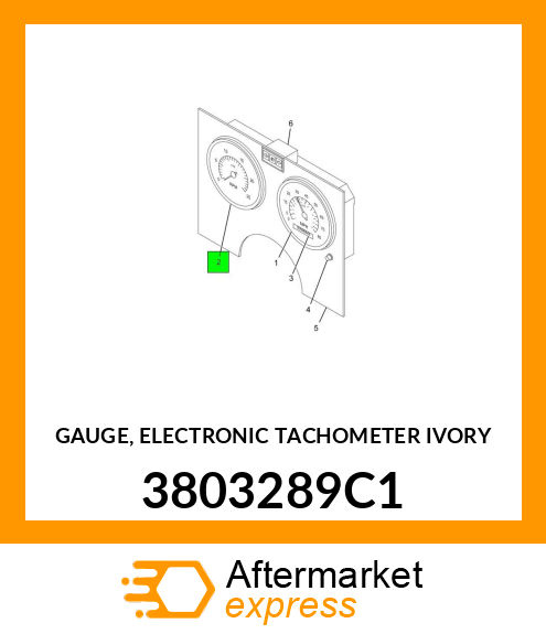 GAUGE, ELECTRONIC TACHOMETER IVORY 3803289C1