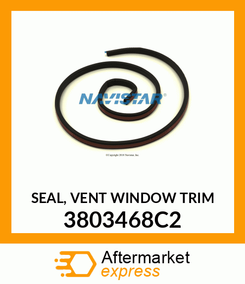 SEAL, VENT WINDOW TRIM 3803468C2
