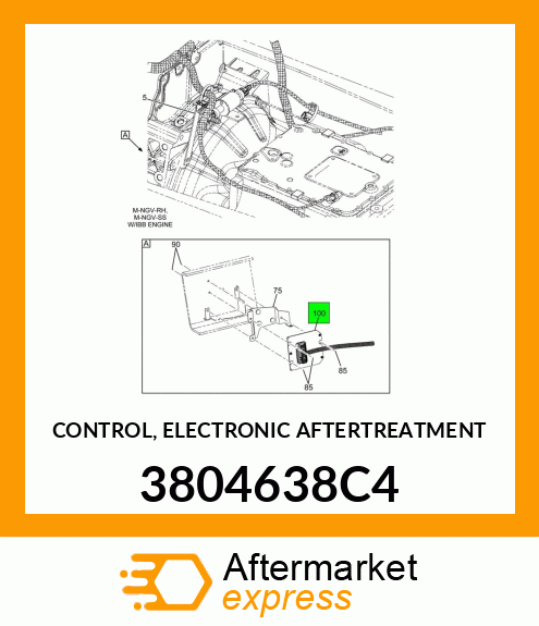 CONTROL, ELECTRONIC AFTERTREATMENT 3804638C4