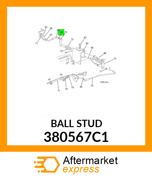 BALL STUD 380567C1