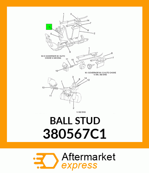 BALL STUD 380567C1