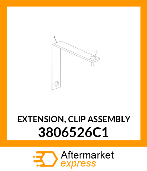 EXTENSION, CLIP ASSEMBLY 3806526C1