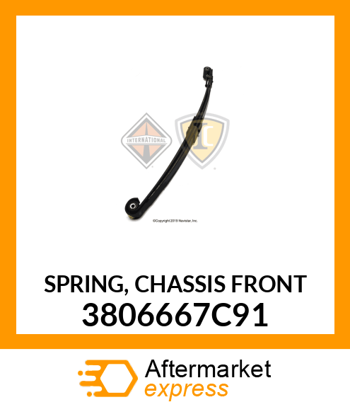 SPRING, CHASSIS FRONT 3806667C91