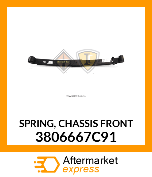 SPRING, CHASSIS FRONT 3806667C91
