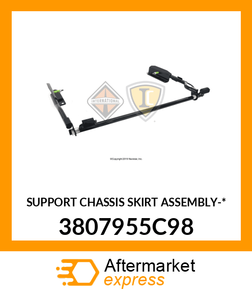 SUPPORT CHASSIS SKIRT ASSEMBLY-* 3807955C98