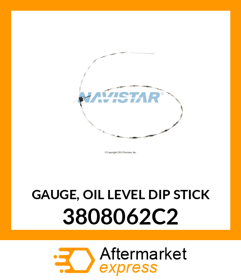 GAUGE, OIL LEVEL DIP STICK 3808062C2