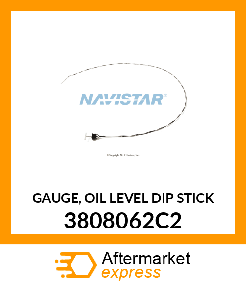 GAUGE, OIL LEVEL DIP STICK 3808062C2