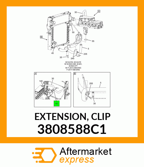 EXTENSION, CLIP 3808588C1